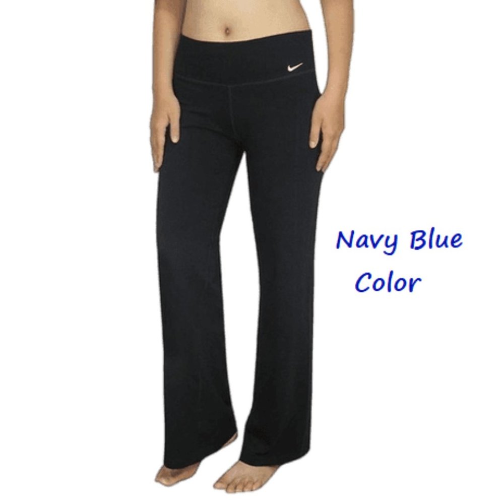 Nike Dri-Fit Women's Size XS Navy Blue Activewear Athletic Yoga Training Pants